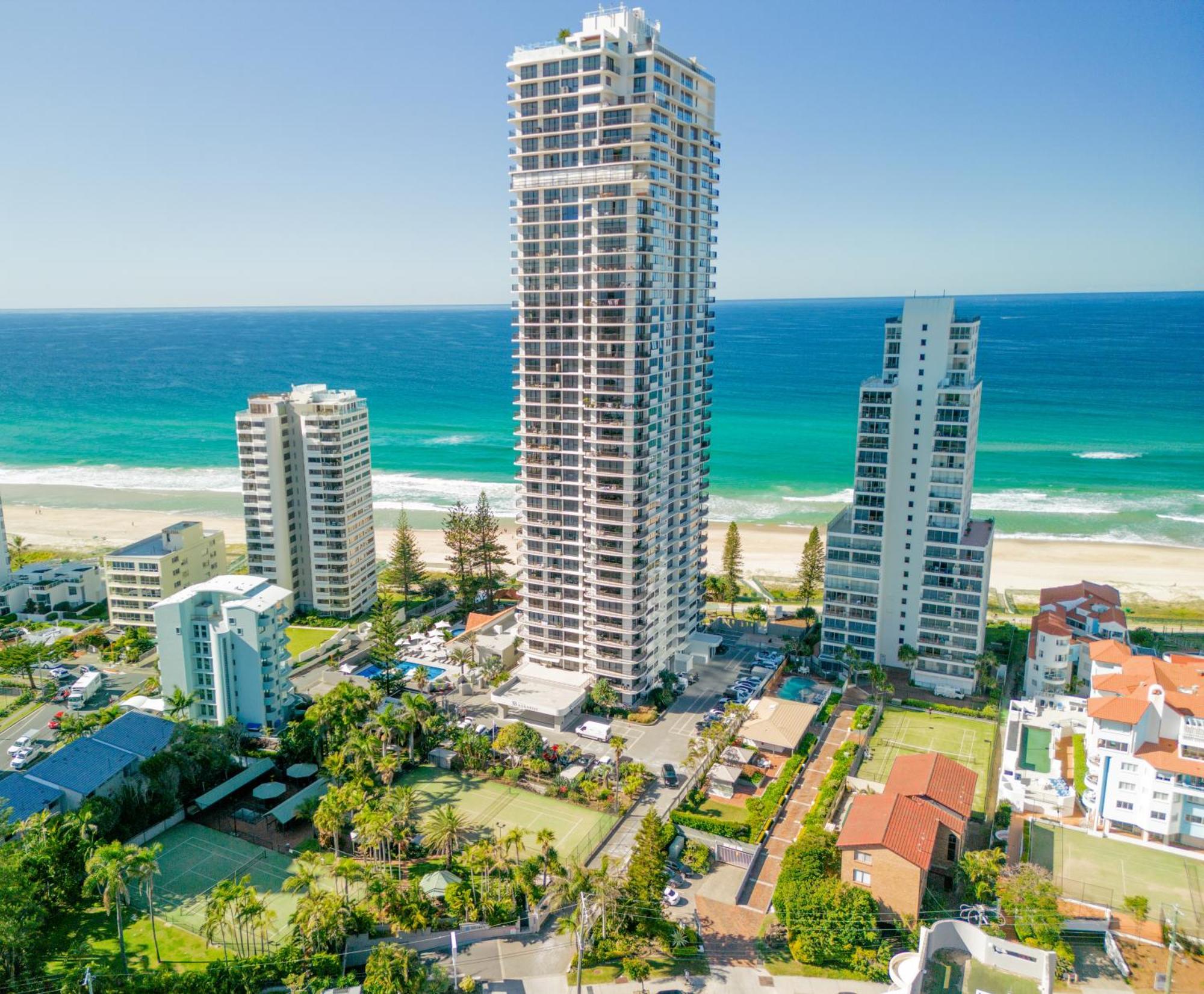 Surfers Aquarius On The Beach Gold Coast Kültér fotó